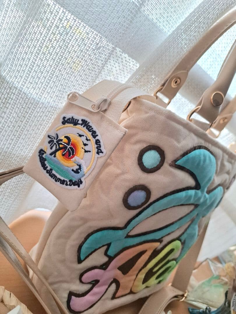 ハワイアンキルト　2WAY バッグ　ホヌ