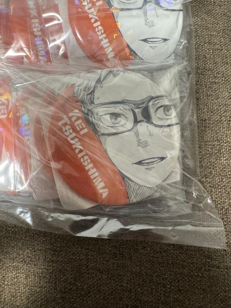 【完全受注生産】ハイキュー　月島蛍　オールスター缶バッジ　30個