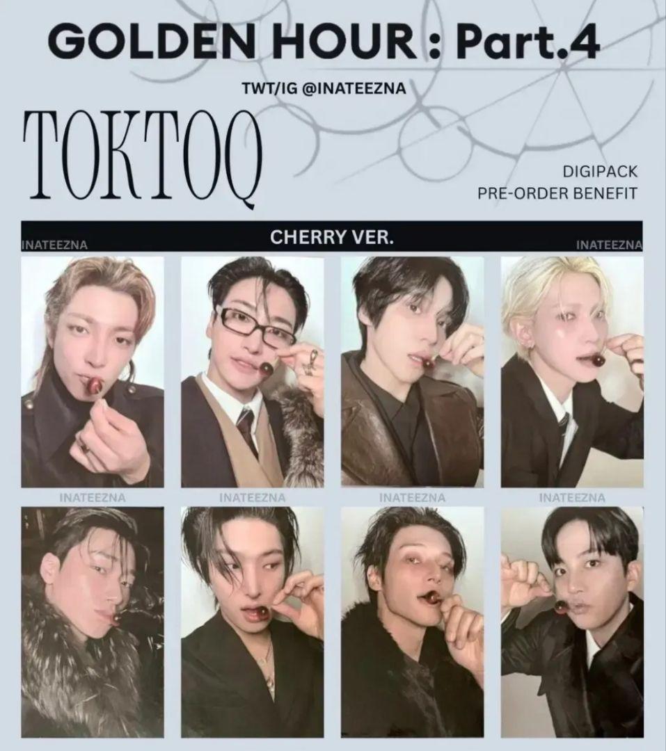 ATEEZ TOKTOQ KQ 特典 チェリーver. トレカ　コンプ