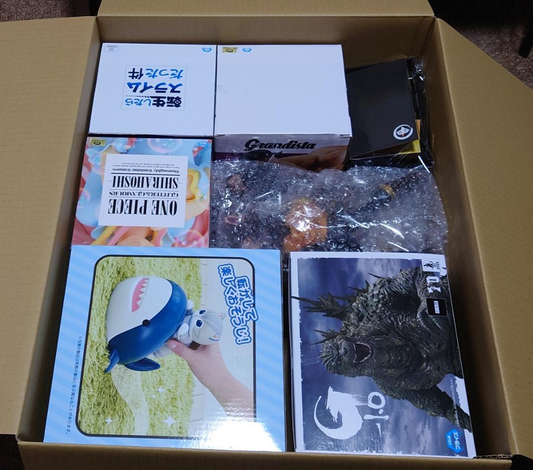 プライズフィギュア他 まとめ売り ゴジラ 白ひげ 大猿 他 箱なし含