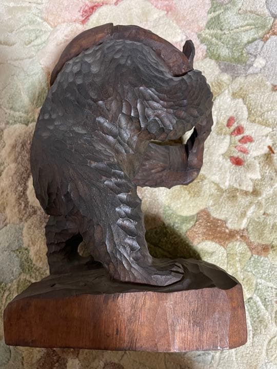 ヴィンテージ　松井梅夫作　木彫りの熊