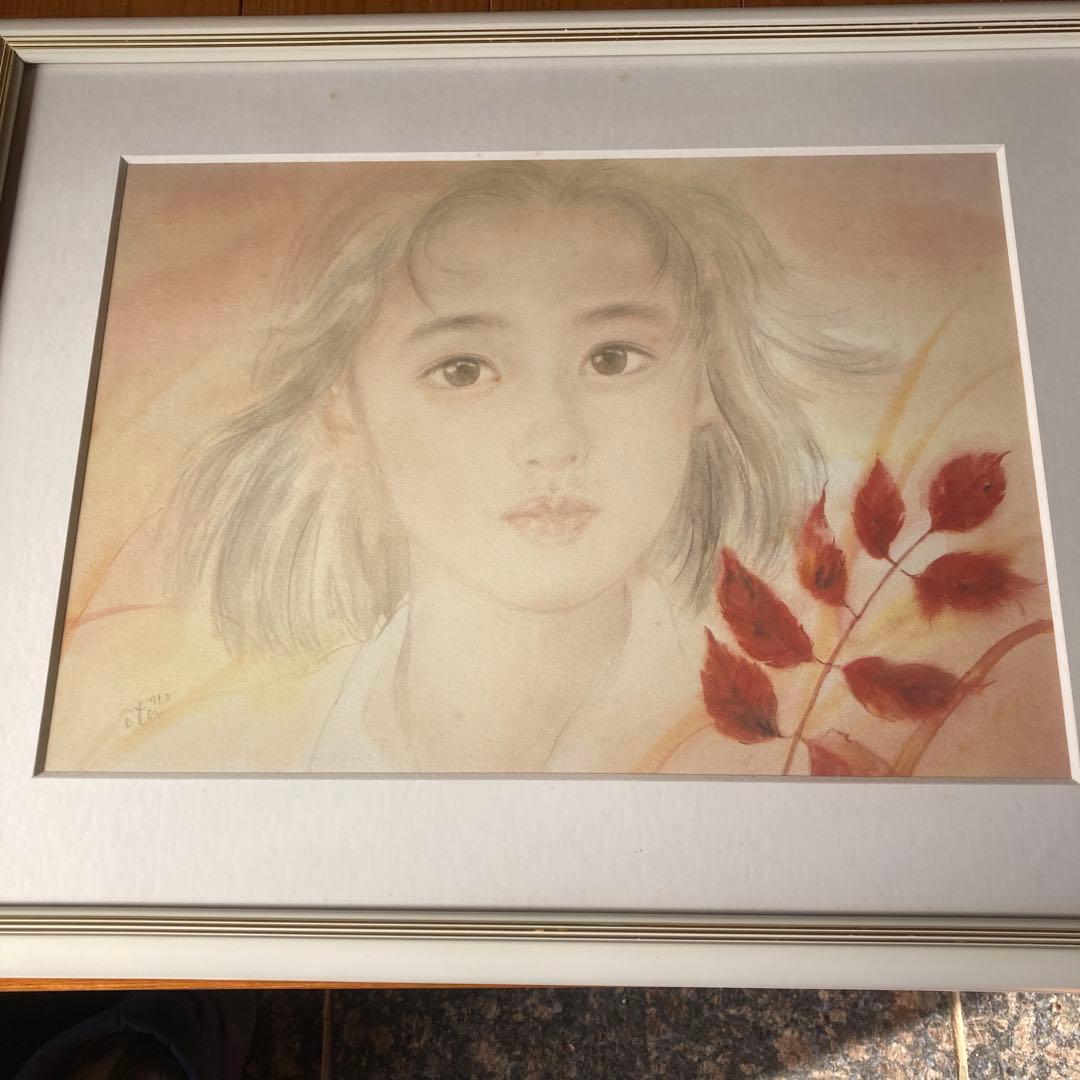 画家　おおた慶文の絵　「かわらぬ人」　NO.0-4 詳細は不明