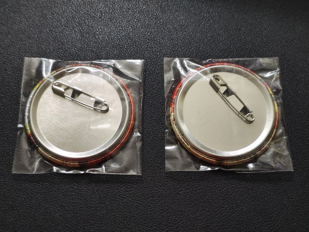 ニル・アドミラリの天秤 色ドリ撫子　尾崎隼人　鷺澤累　缶バッジ　アニメイト限定