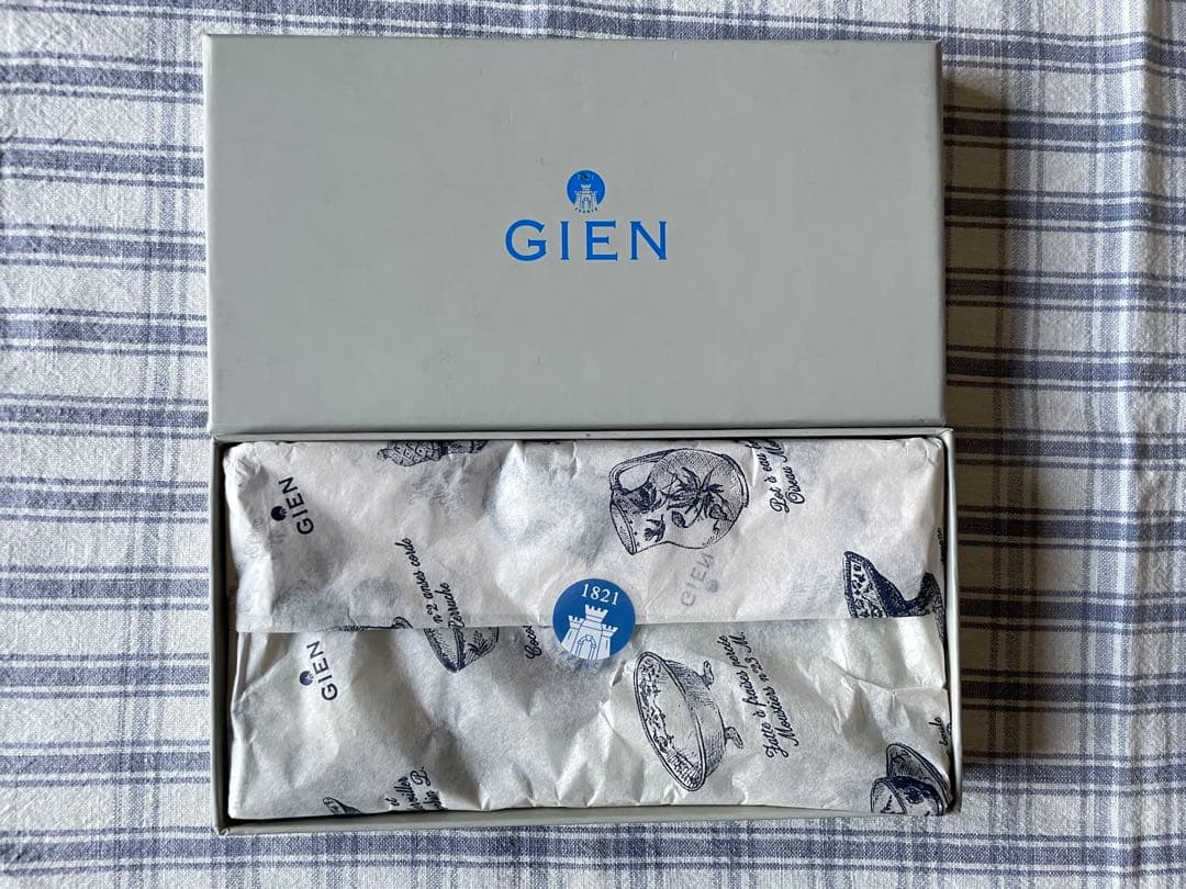 【新品】Gien ジアン　パリからジヴェルニーへ　モネの庭　長方形絵皿