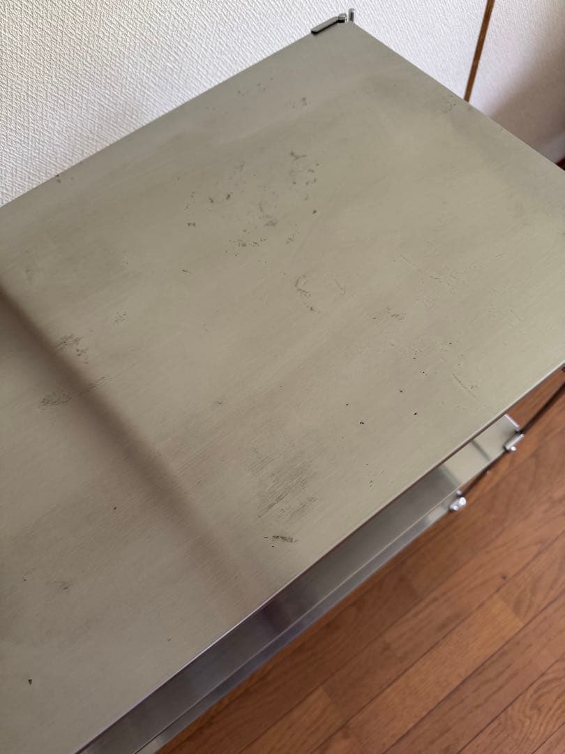 無印良品 ステンレスユニットシェルフ　ステンレスワイド小