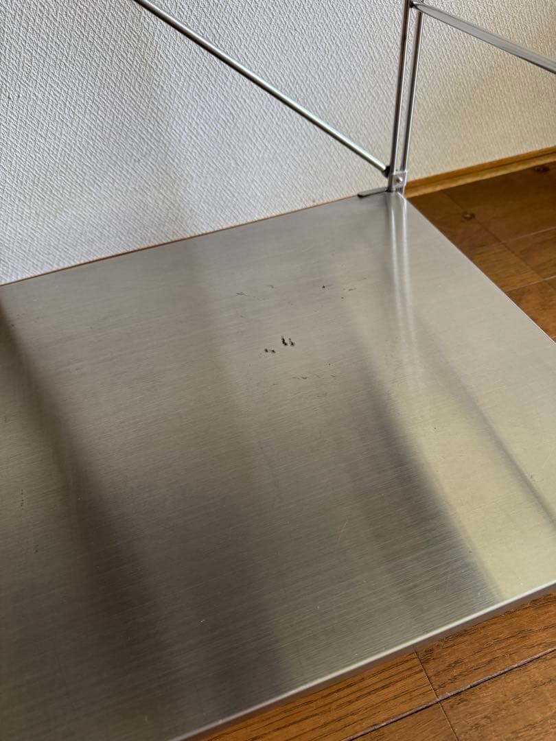 無印良品 ステンレスユニットシェルフ　ステンレスワイド小