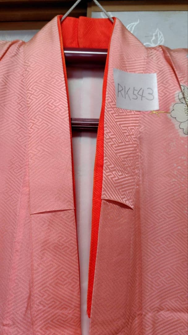 RK543洗える子供着物着丈133センチ裄丈56センチ美品非常に綺麗