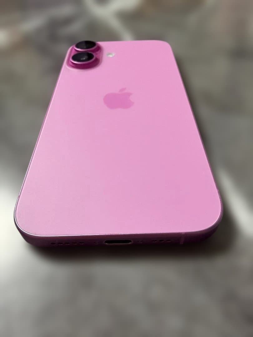 【超美品】電池残量良　Apple iPhone 16 ピンク本体 128GB