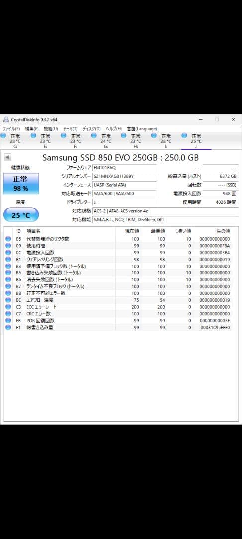 ほぼ未使用 SanDisk Ultra 3D SSD 1TB 2.5　内蔵型+α