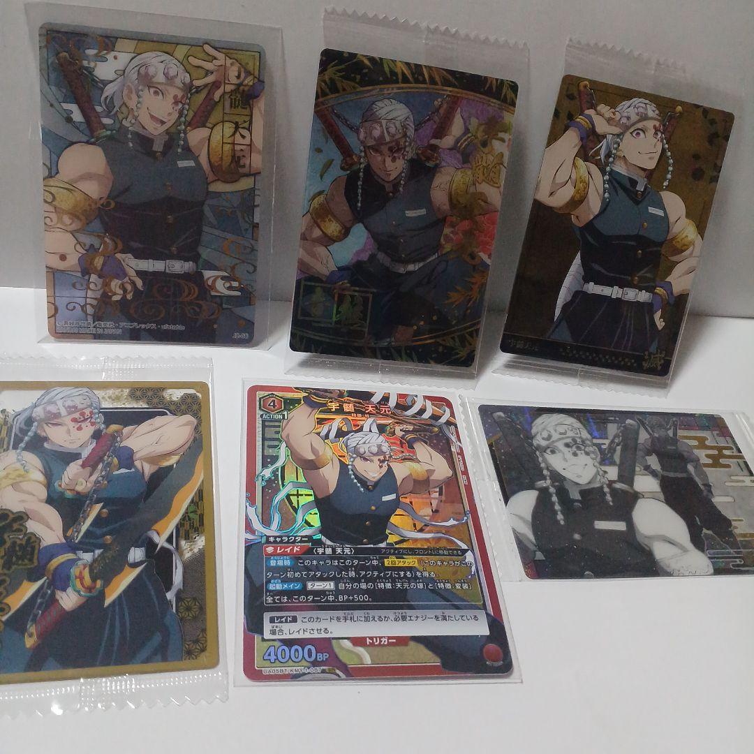 鬼滅の刃【まとめ売り切り人気柱9人希少カード含む65枚セット】