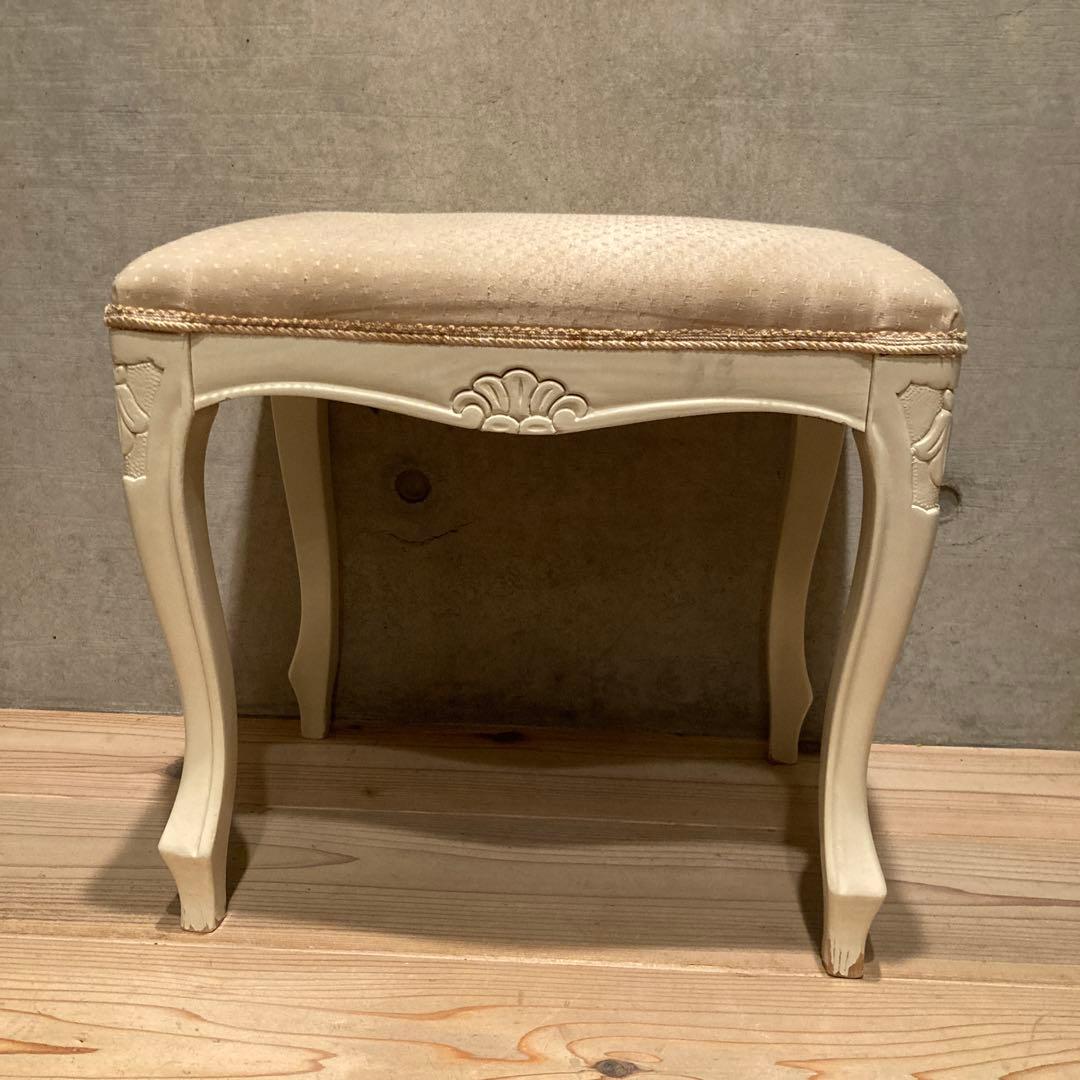 イタリア製 スツール ビアンコ スツール チェア クラシック アンティーク