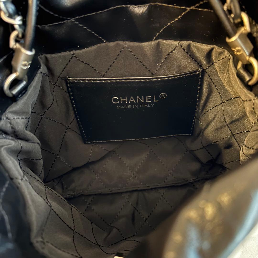 CHANEL ショルダーバッグ ブラック シルバー