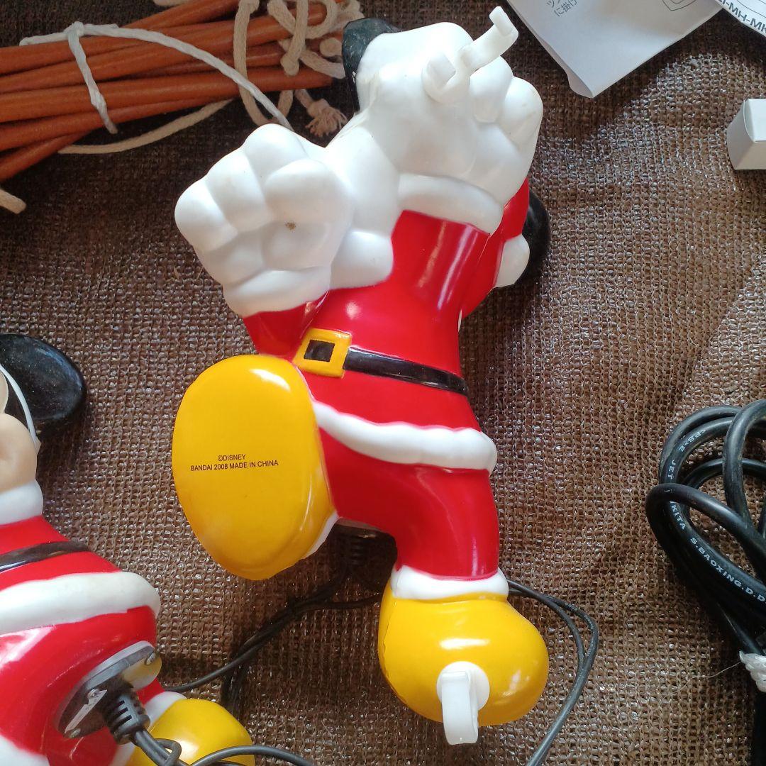 送料込 ミッキーマウス　ブローライト　ミニはしごタイプ3体イルミネーションライト