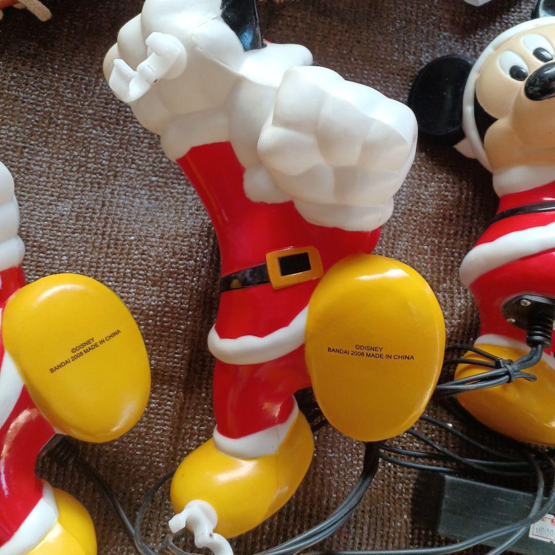 送料込 ミッキーマウス　ブローライト　ミニはしごタイプ3体イルミネーションライト