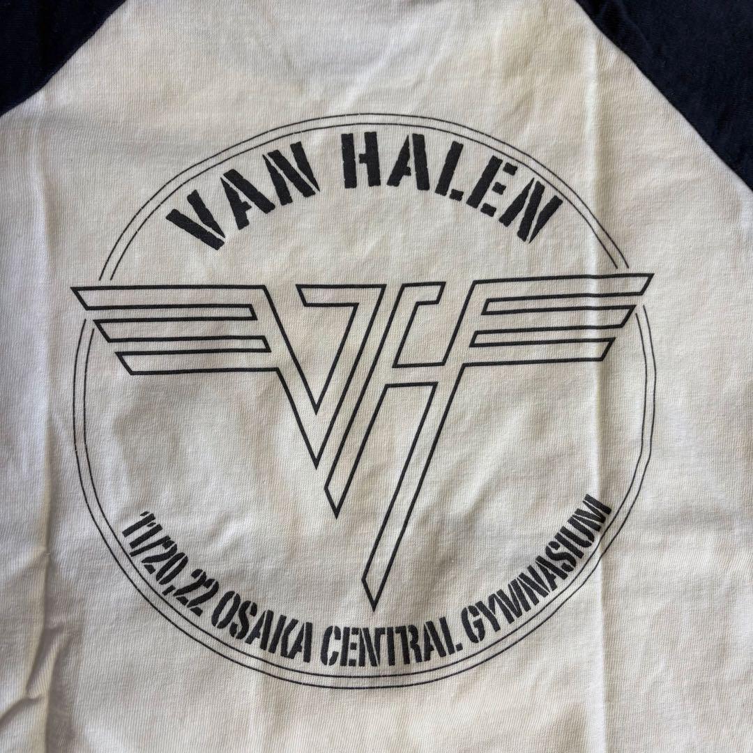 VAN HALEN ヴァンヘイレン ラグラン Tシャツ 海外 ビンテージ バンド