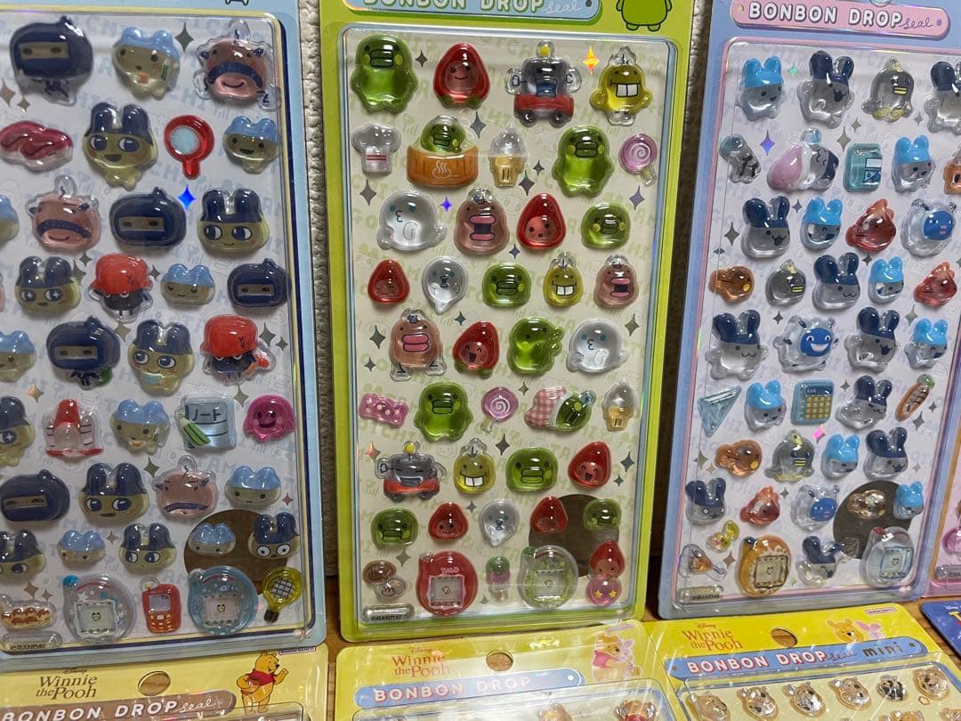 ボンボンドロップシールなど15枚　まとめ売り　大　ミニ　たまごっち　ディズニー