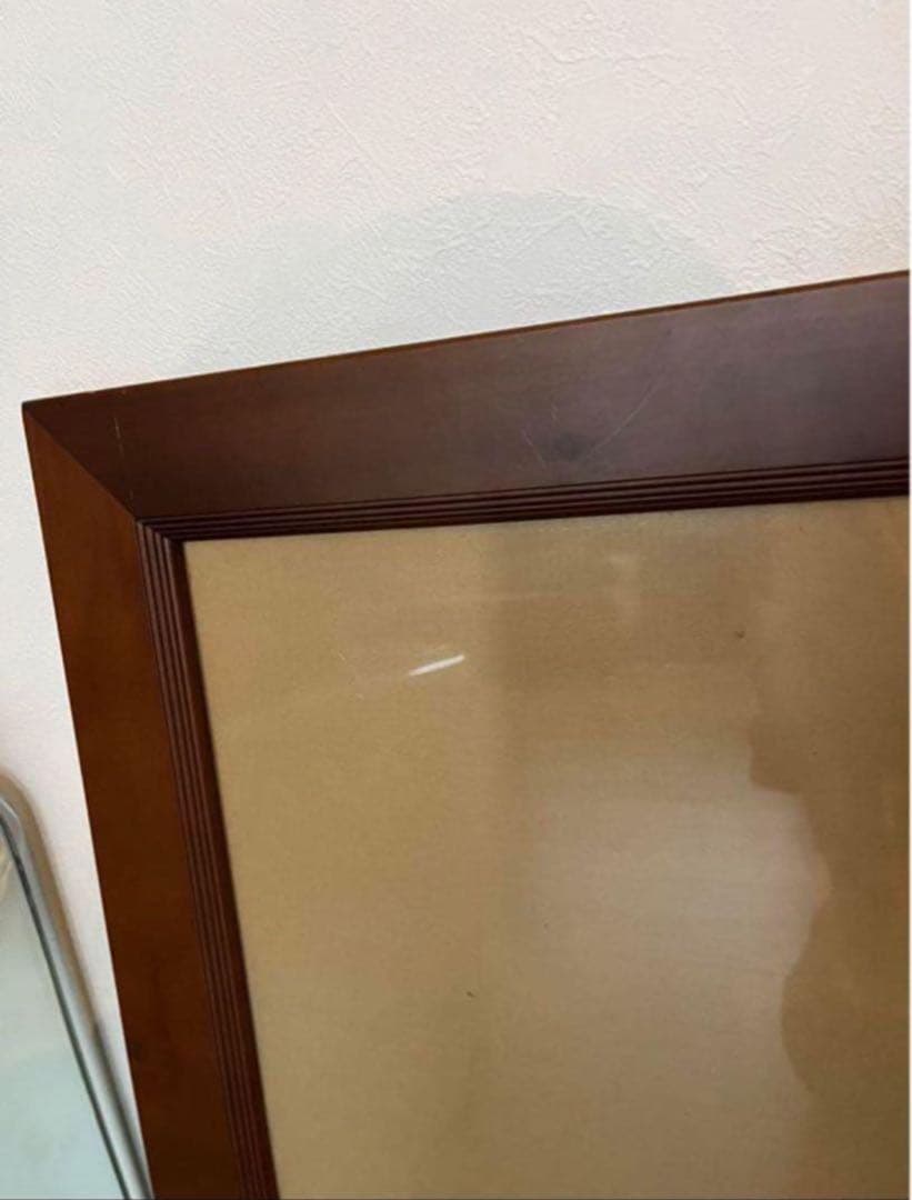 【最終価格】Vintageヴィンテージ特大デザインフレーム木製ミッドセンチュリー