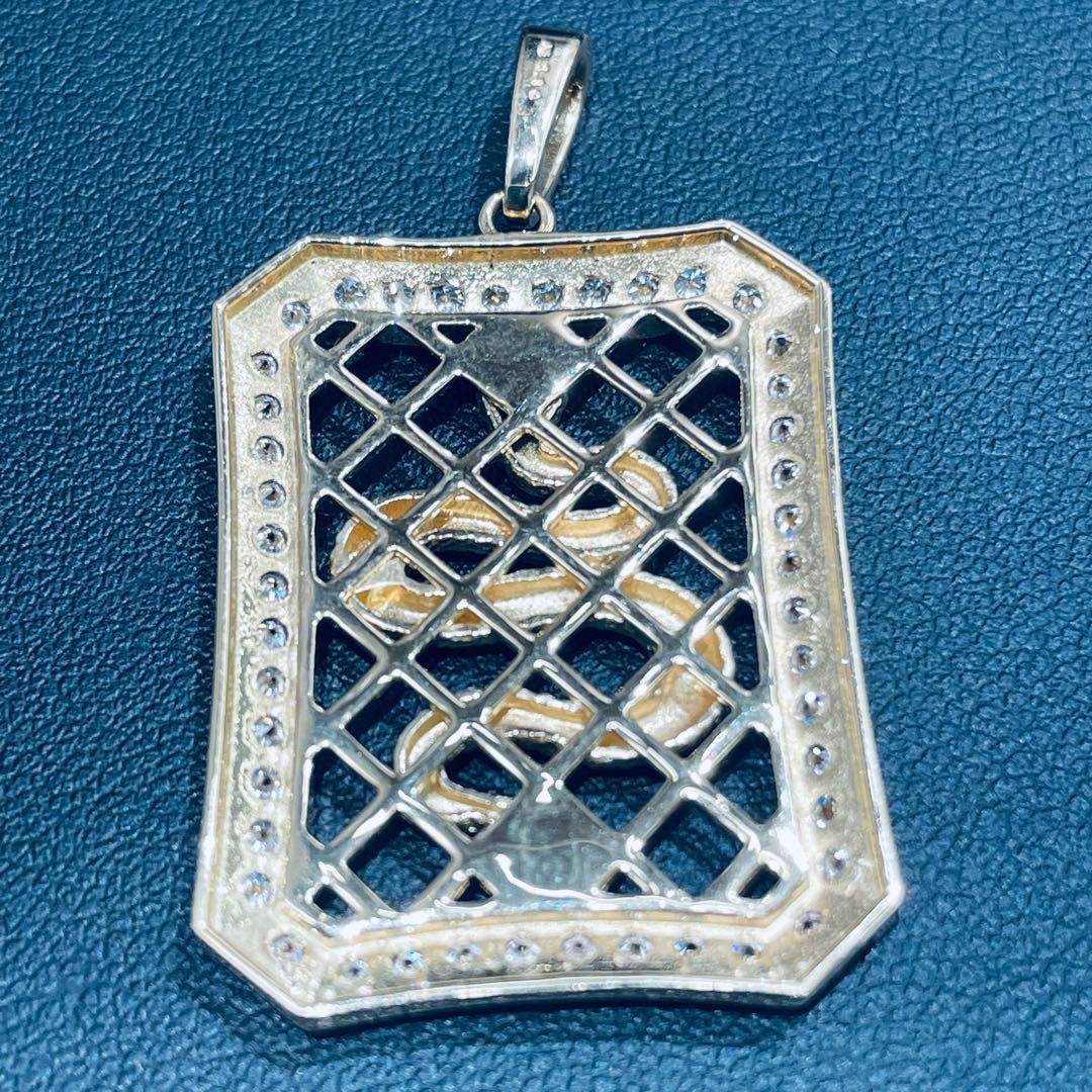 蛇モチーフ k18ペンダントトップ