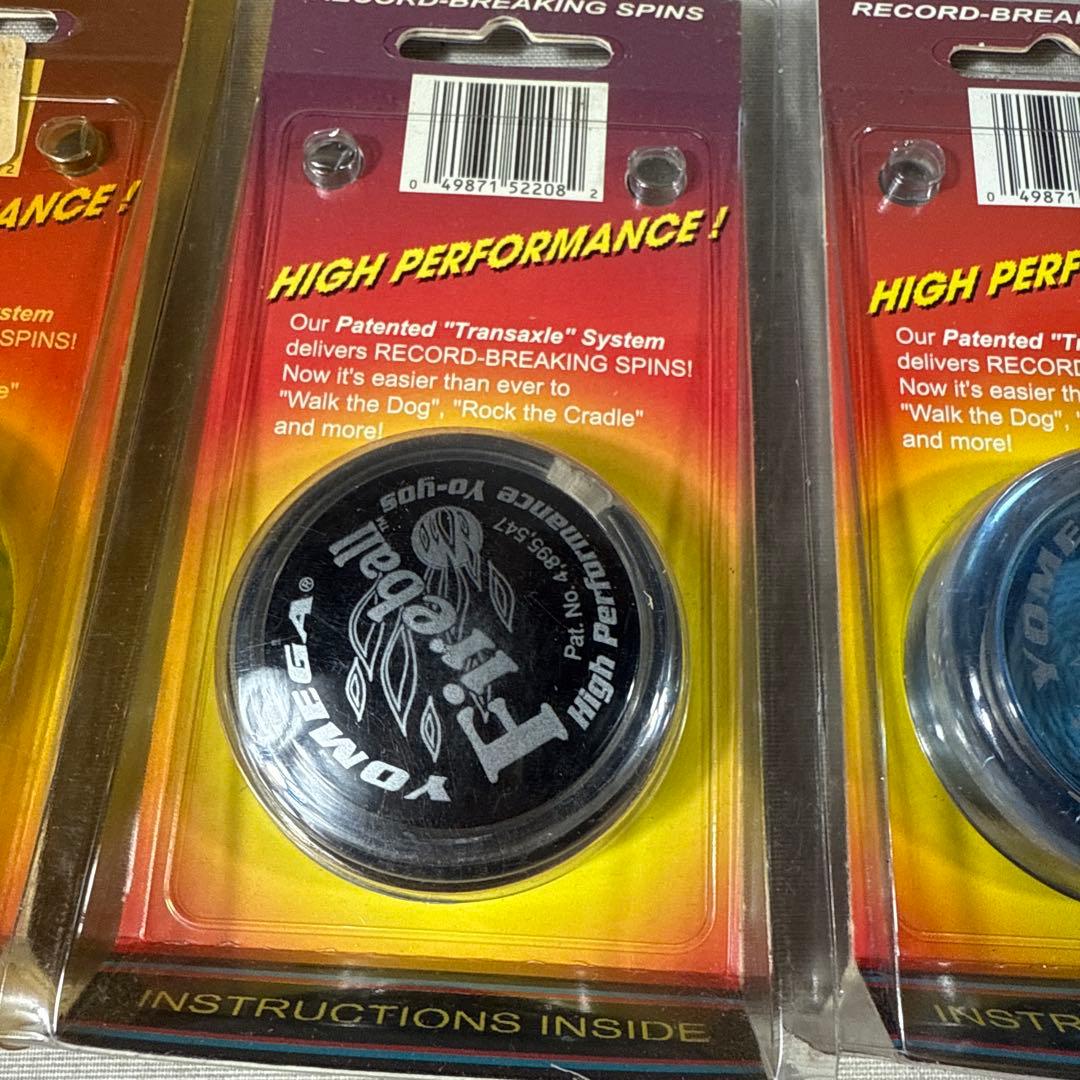 希少 YOMEGA　ハイパーヨーヨー　プロスピナーファイヤーボール 3個セット