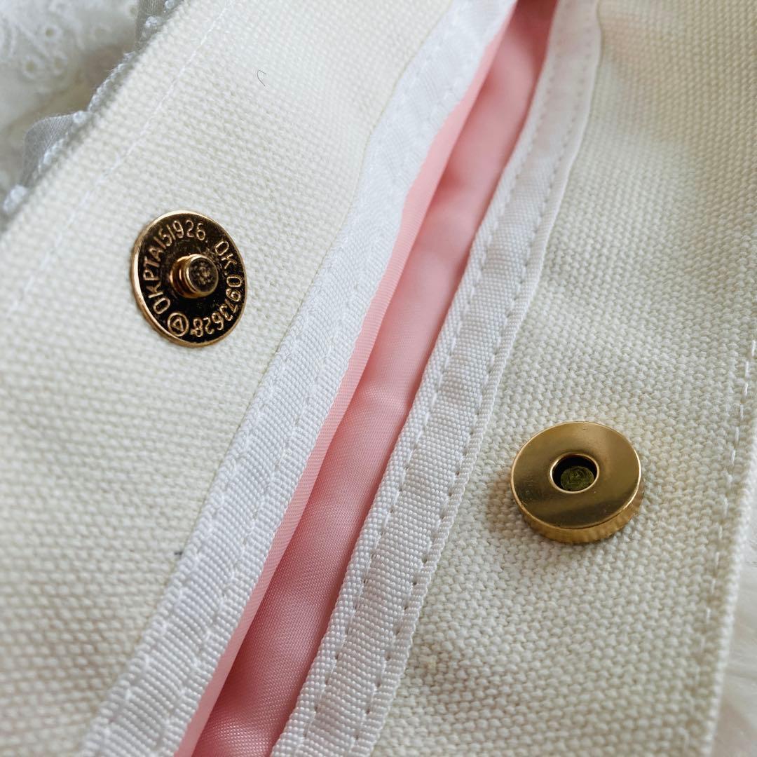 【新品未使用タグ付き】アリーム ディズニー マリーちゃんフリル付きトートバッグ