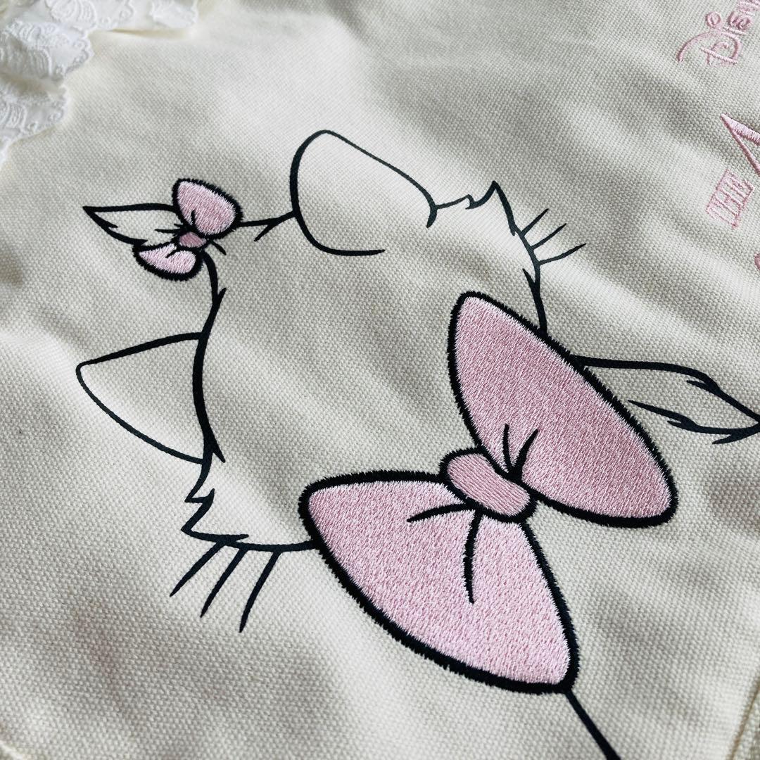 【新品未使用タグ付き】アリーム ディズニー マリーちゃんフリル付きトートバッグ