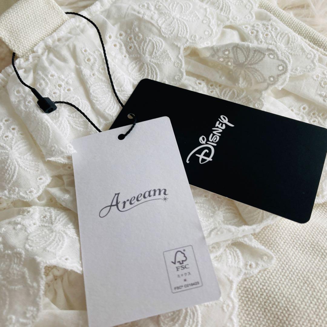 【新品未使用タグ付き】アリーム ディズニー マリーちゃんフリル付きトートバッグ