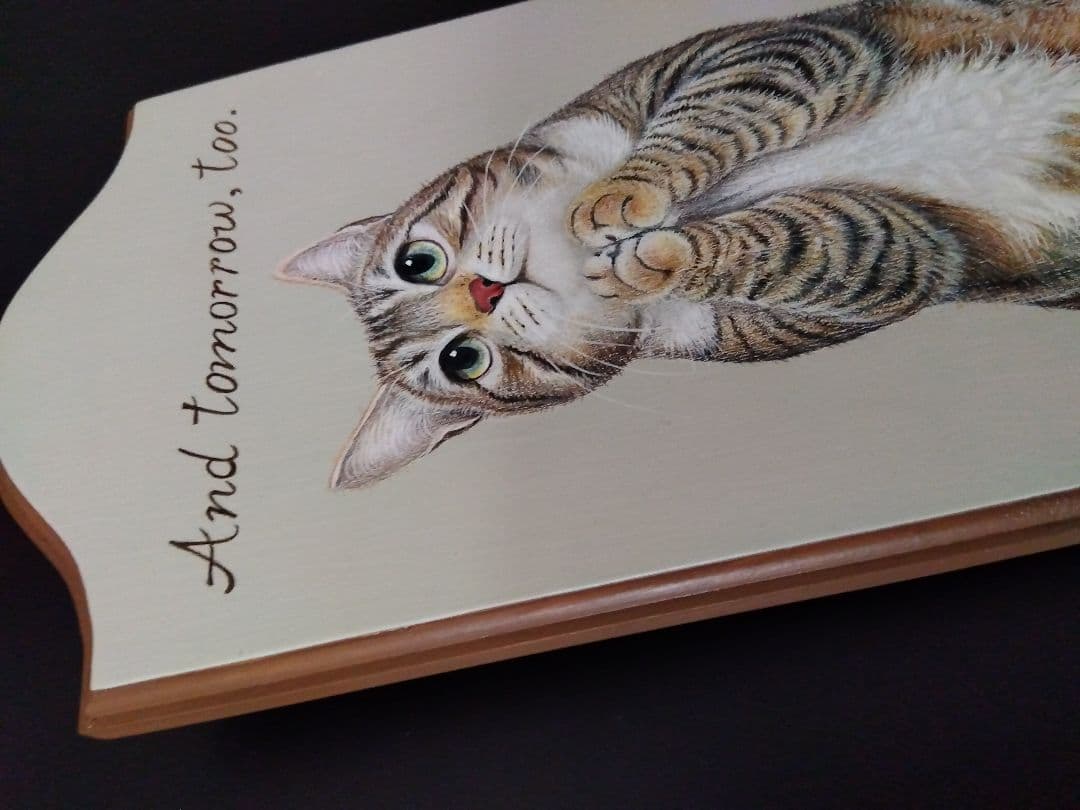 トールペイントオリジナル作品：　「 明日もきっと大丈夫」