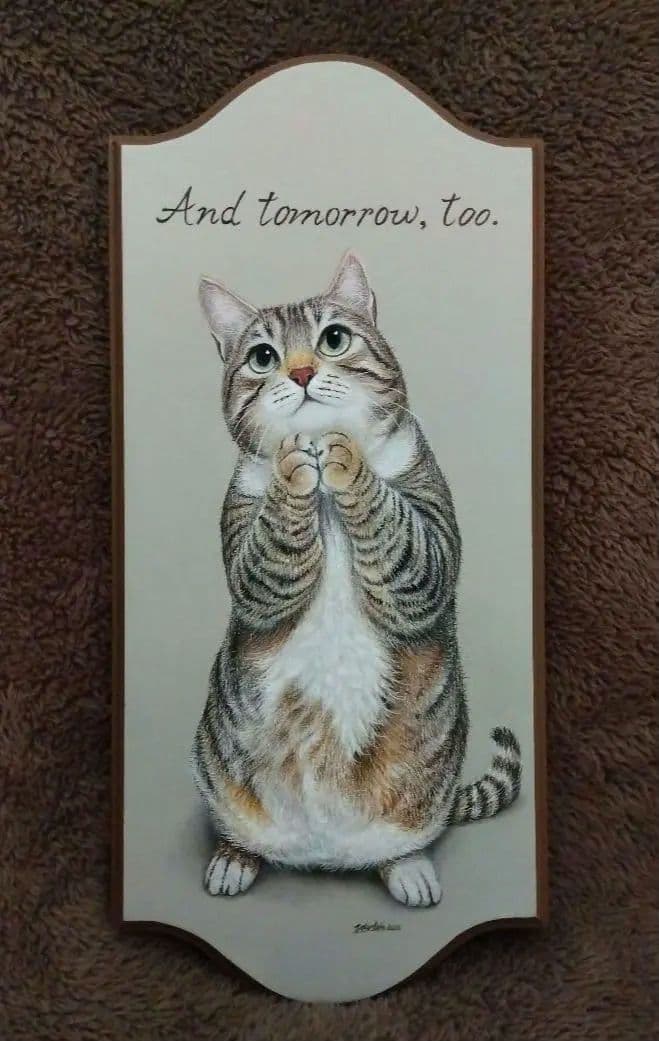 トールペイントオリジナル作品：　「 明日もきっと大丈夫」