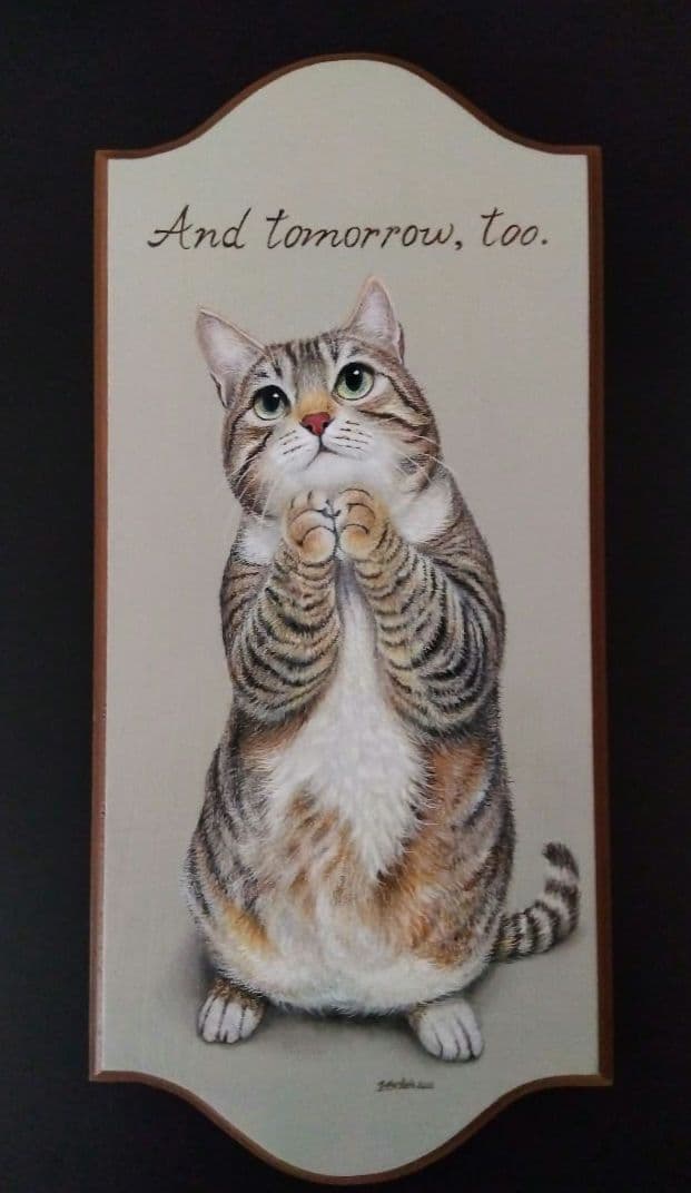 トールペイントオリジナル作品：　「 明日もきっと大丈夫」