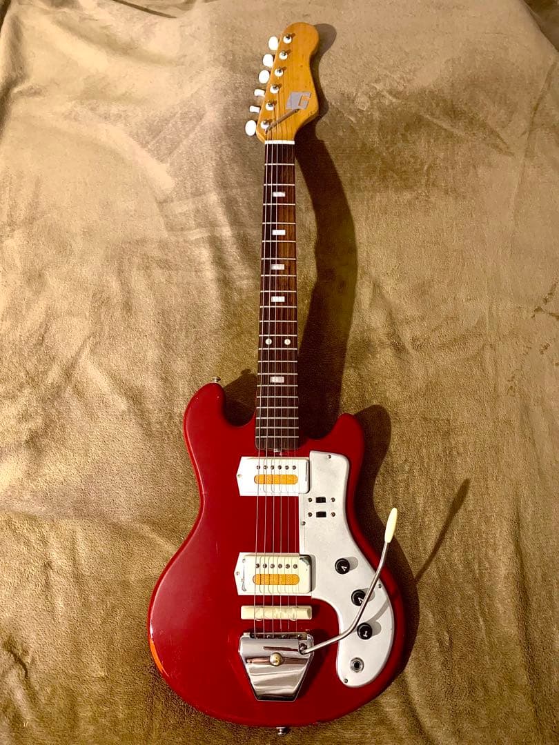 Guyatone LG-85T 60s 国産ビザール 上位機種 赤 リフレット済