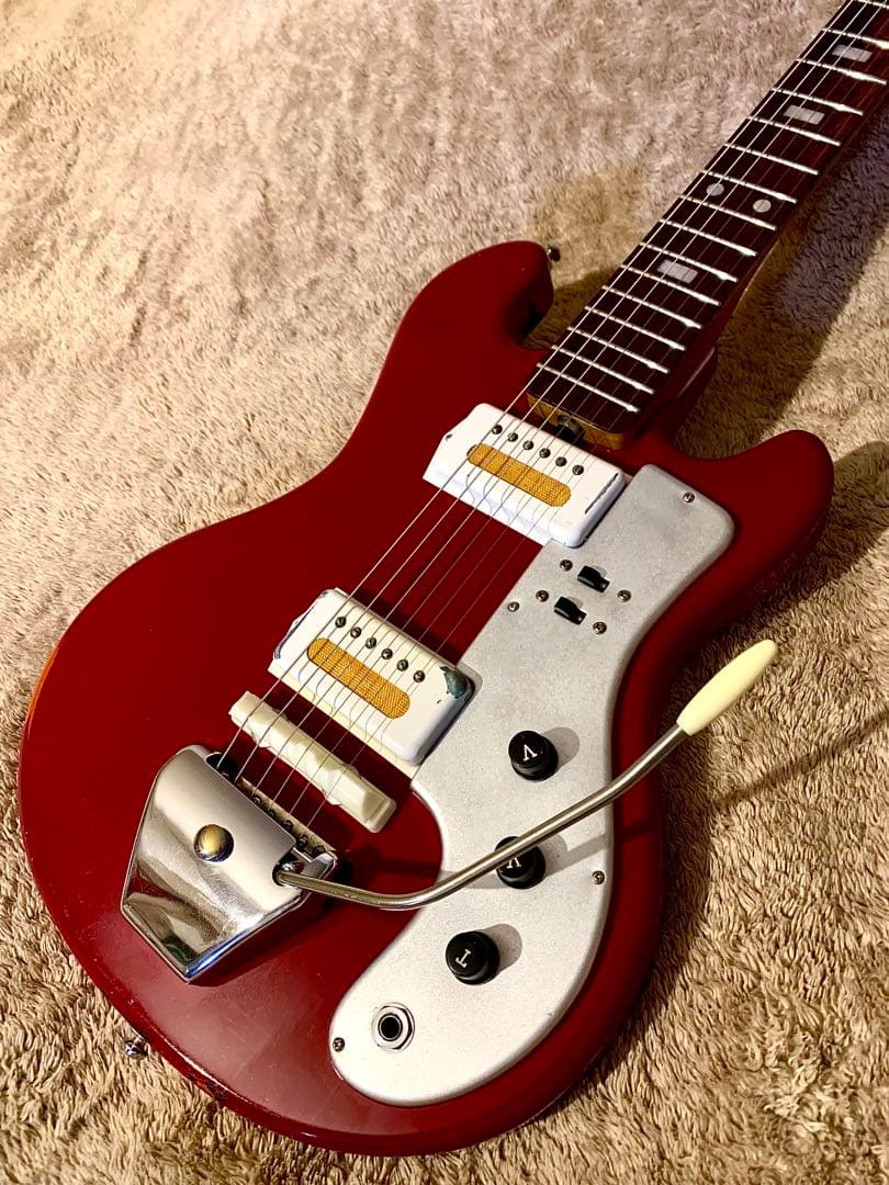 Guyatone LG-85T 60s 国産ビザール 上位機種 赤 リフレット済