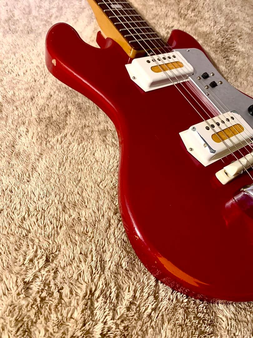 Guyatone LG-85T 60s 国産ビザール 上位機種 赤 リフレット済