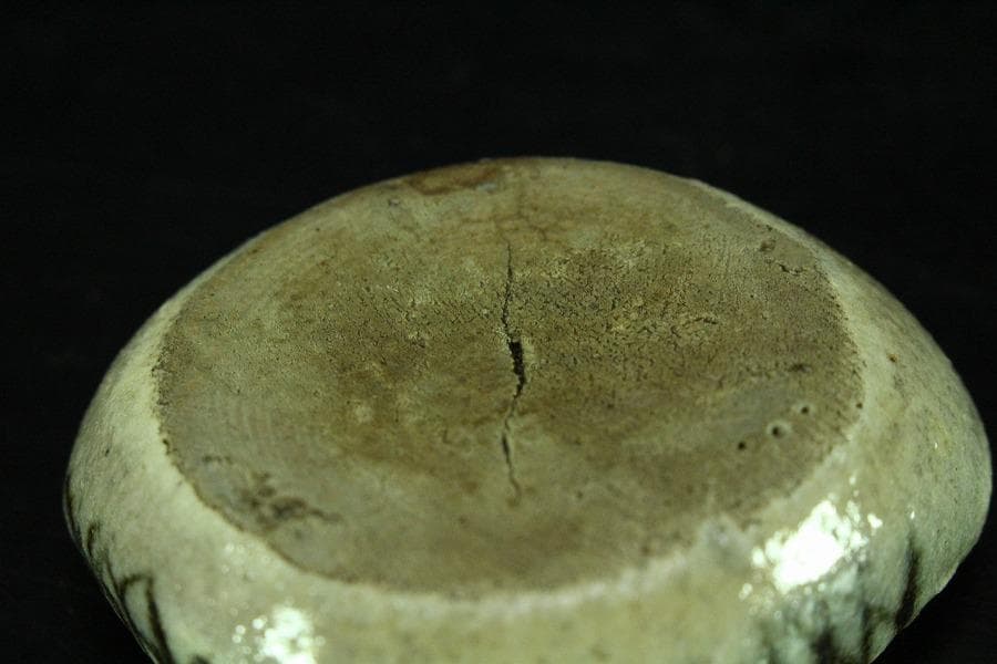 茶道具 古唐津 絵唐津 香合 時代物(K-XA861)