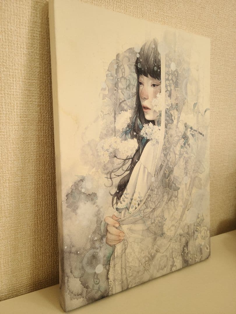 朱華　原画作品　水彩画　イラスト集付き