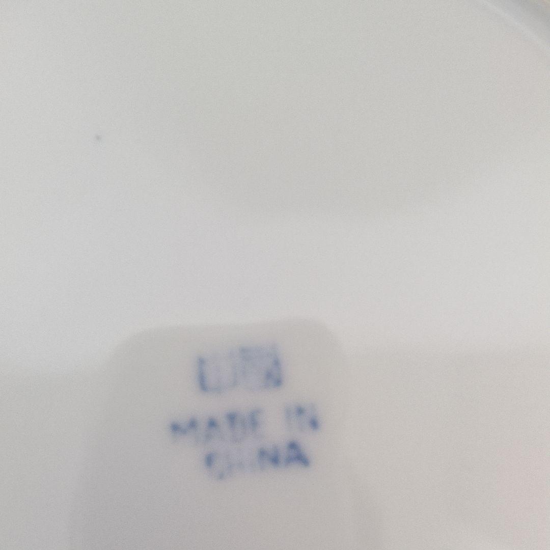 中国景徳鎮製 青花玲瓏 大皿 5枚 花図 蛍焼 青華 染付 赤絵 金彩 中國古玩