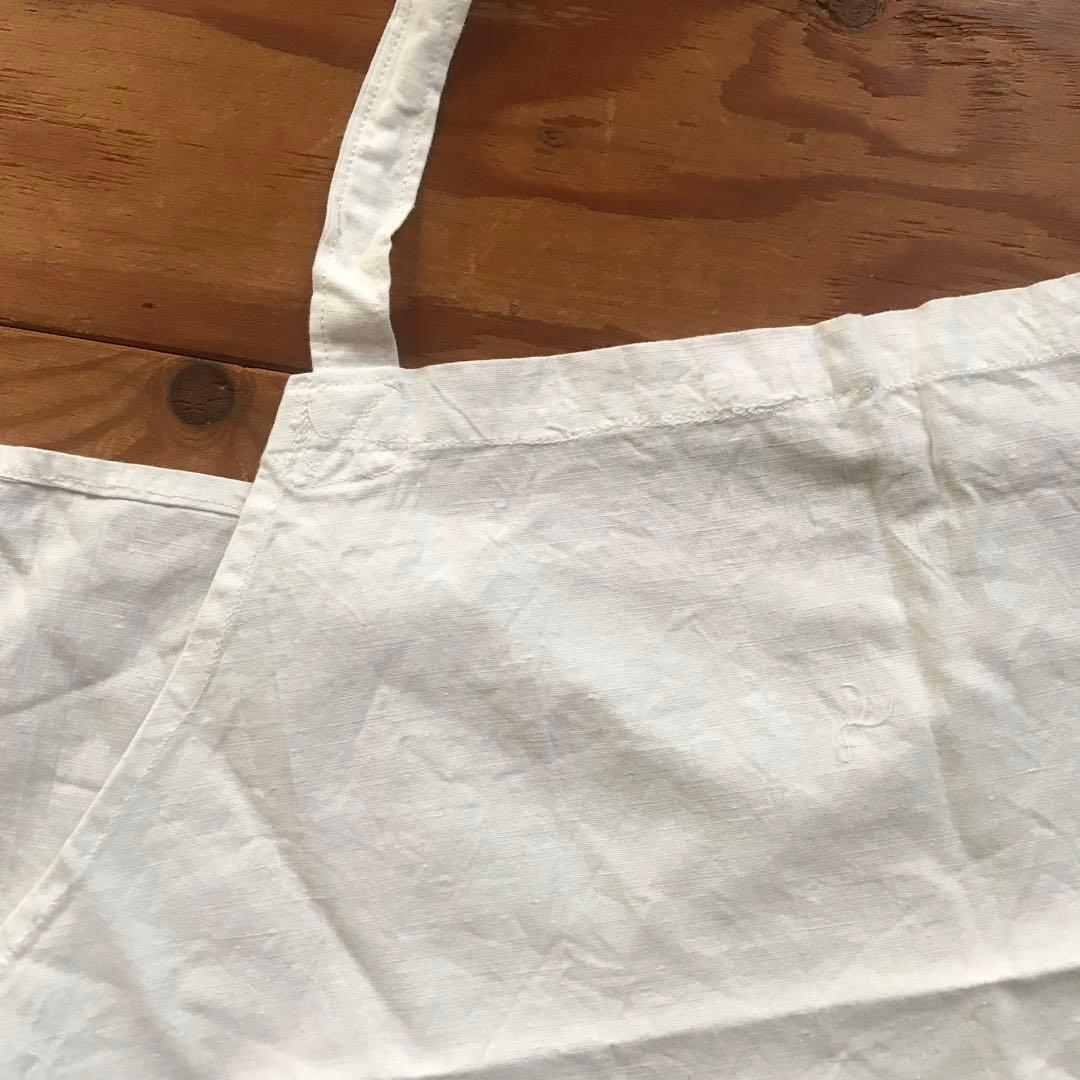 デッドストック ルーマニア軍 リネンエプロン白 ミリタリー　ビンテージ