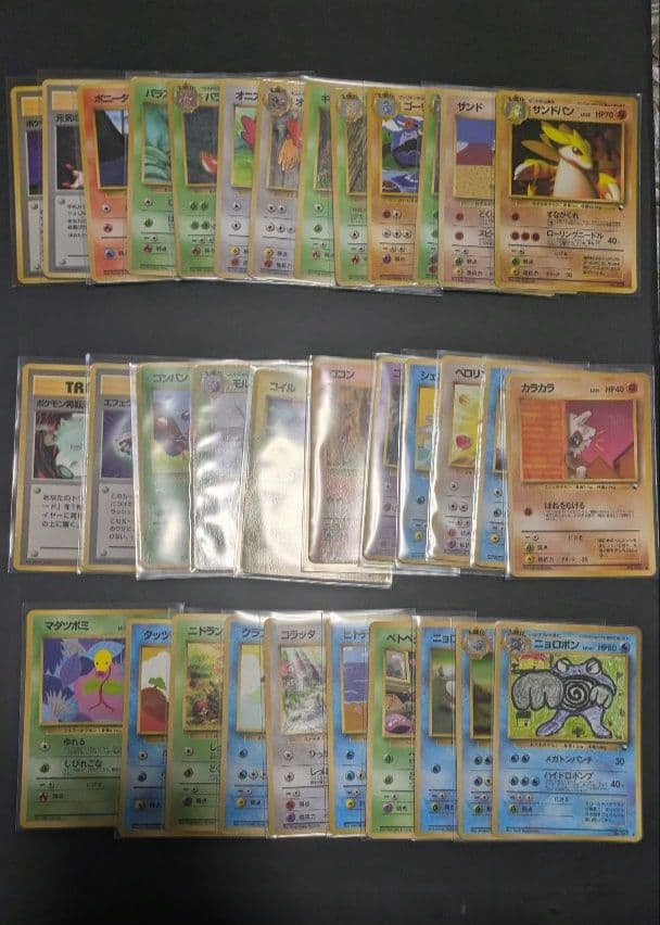 【貴重】旧裏面　拡張シート34枚　被りなし　まとめ売り ポケモンカード