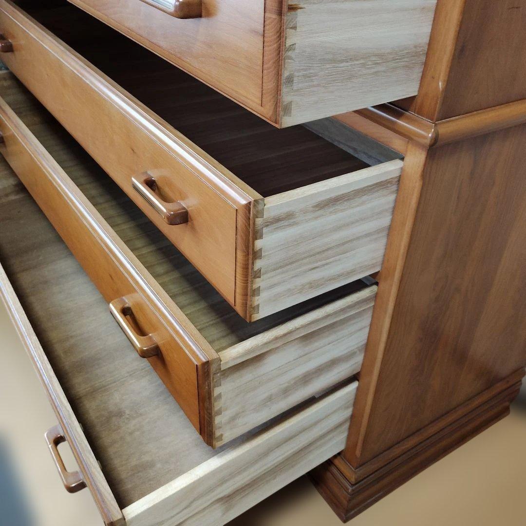 ナチュラルウッド チェスト 7段引き出し