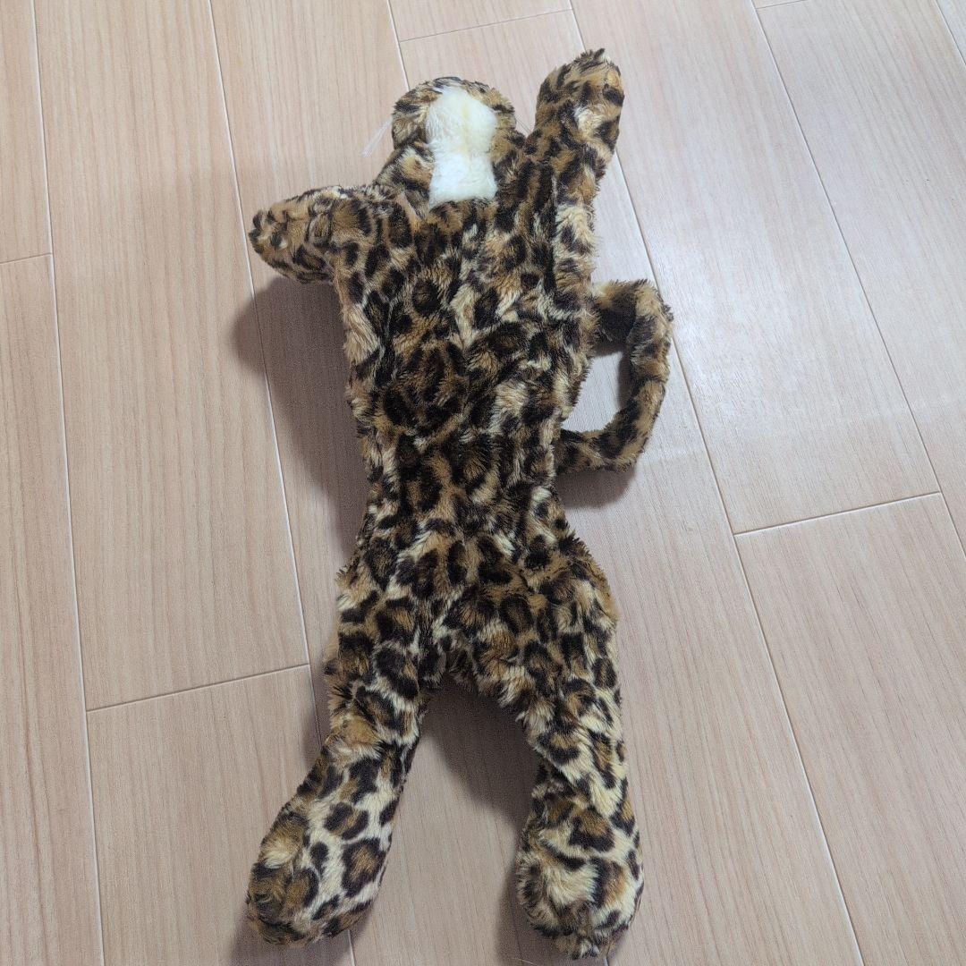 す*ぶ様 くたくたジャガー　明治製菓懸賞非売品　ヒョウ柄 ぬいぐるみ