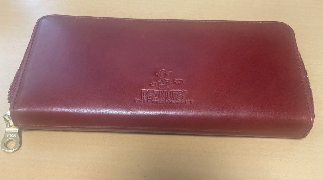 スヌーピー SNOOPY レディース 財布 長財布 ラウンド 牛革