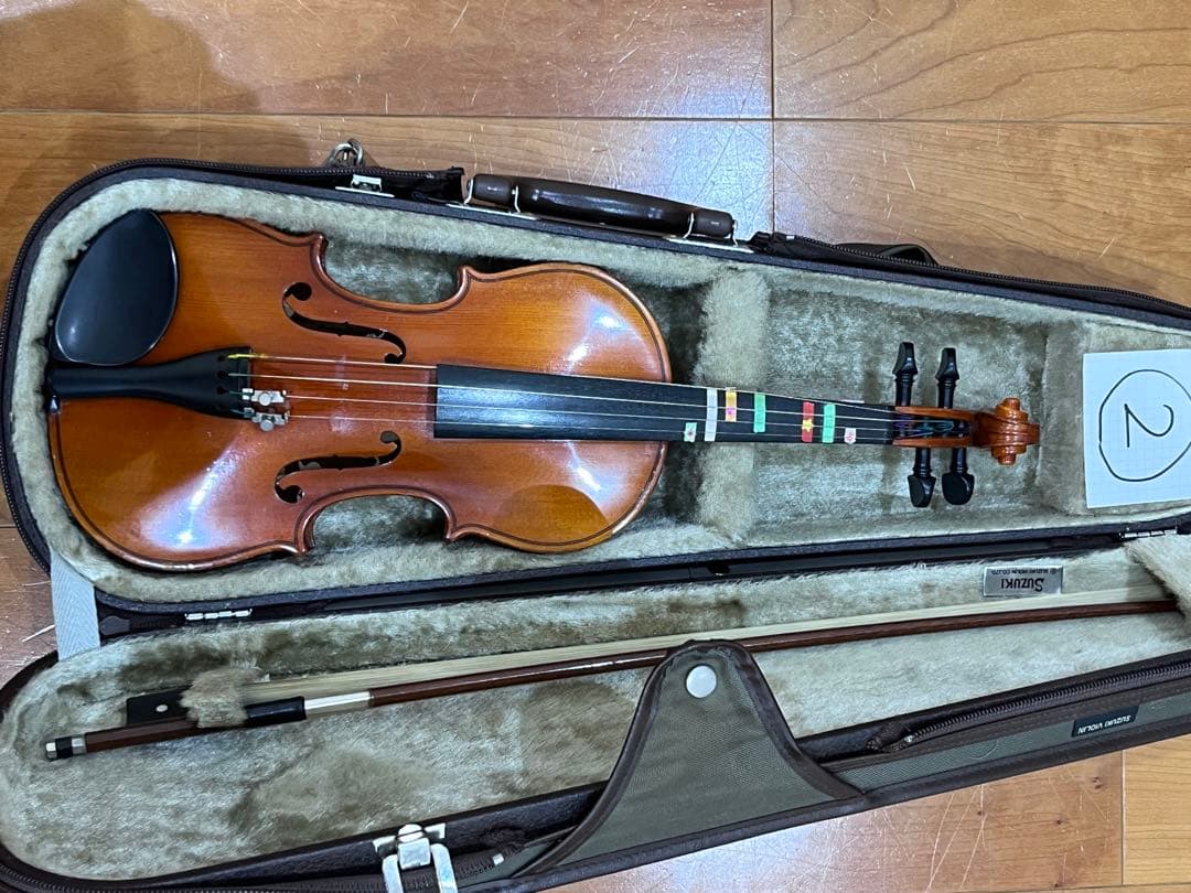 ②SUZUKI200番　2006年製　1/4 ※FOM肩当て付き（駒無し）