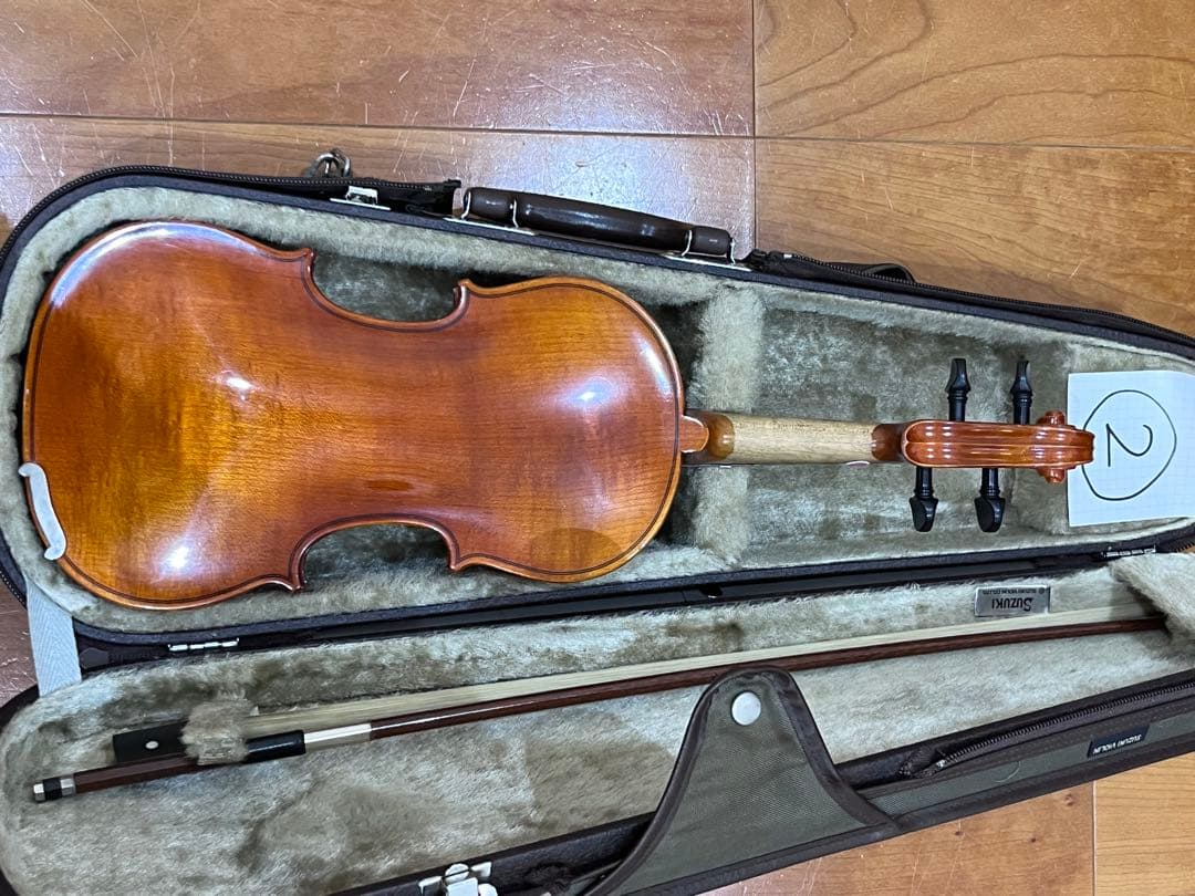 ②SUZUKI200番　2006年製　1/4 ※FOM肩当て付き（駒無し）