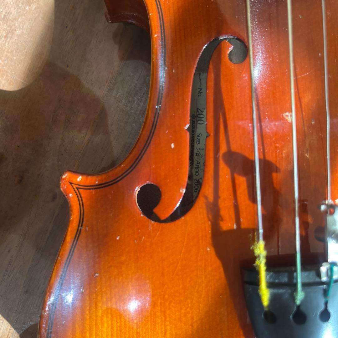 ②SUZUKI200番　2006年製　1/4 ※FOM肩当て付き（駒無し）