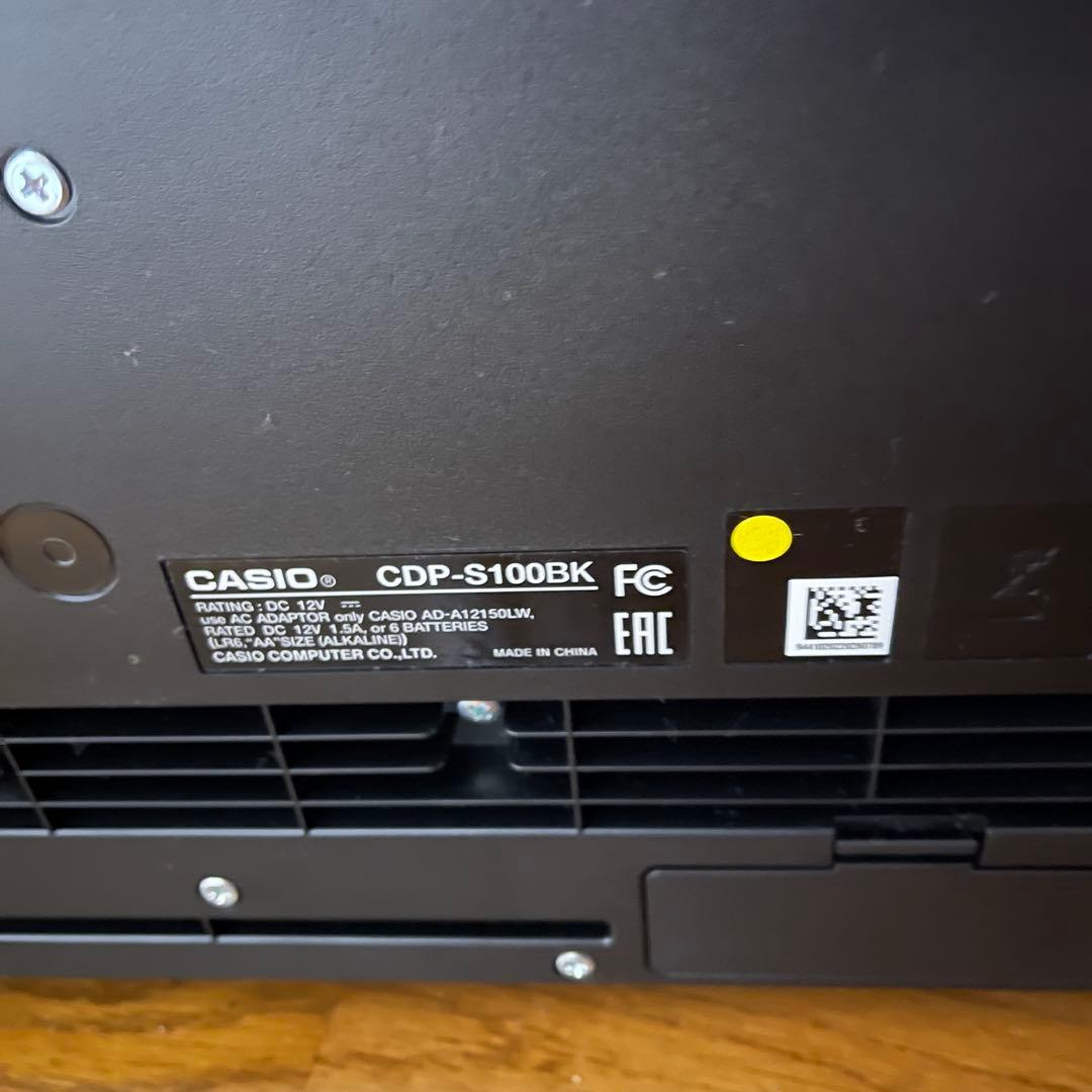 22年製☆美品☆CASIO 88鍵電子ピアノ　CDP-S100
