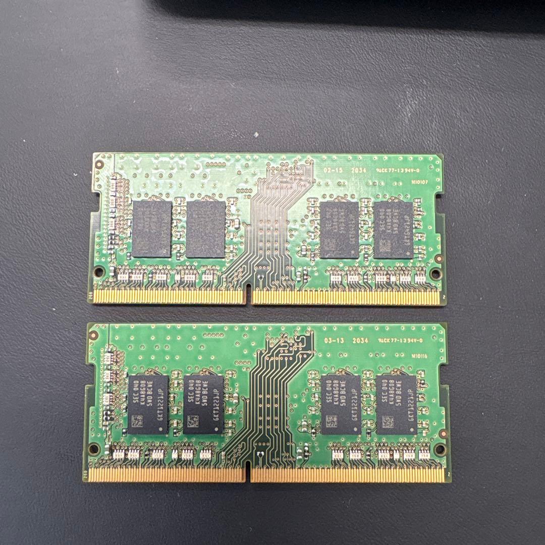 SAMSUNG　PC4-3200AA 8GB×2 計16GB ノートパ