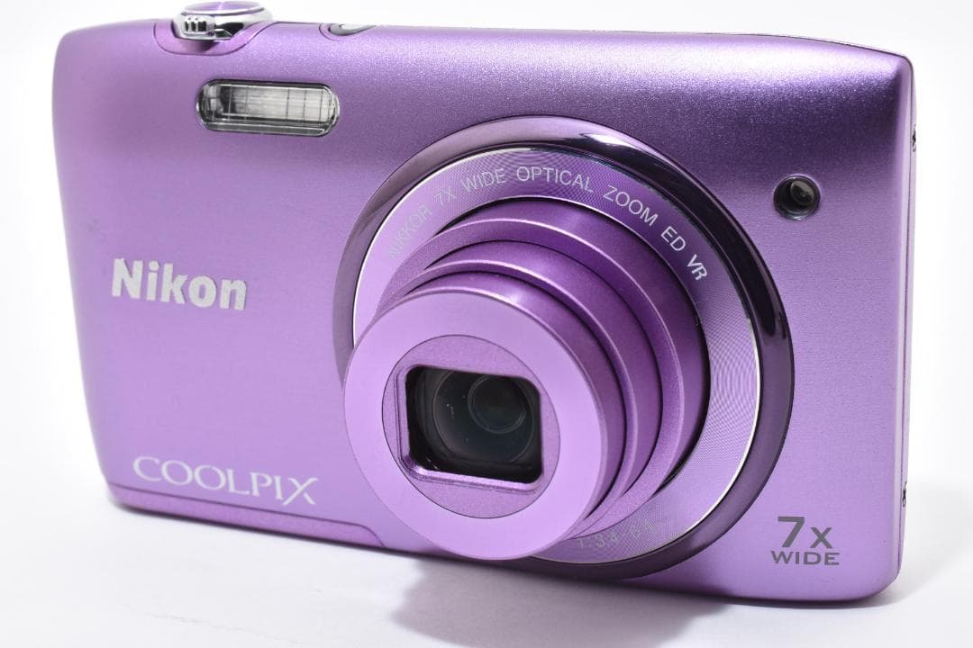 Nikon COOLPIX S3500コンパクトデジタルカメラ パープル ニコン