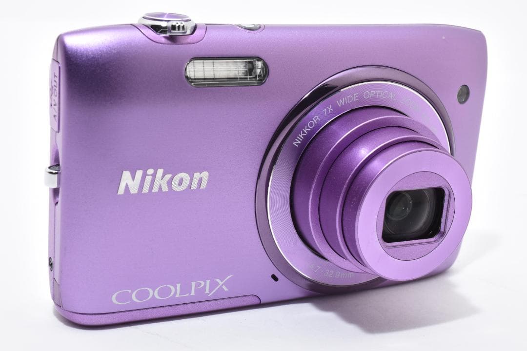 Nikon COOLPIX S3500コンパクトデジタルカメラ パープル ニコン