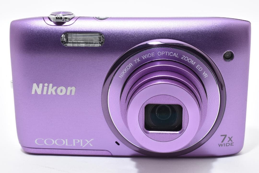 Nikon COOLPIX S3500コンパクトデジタルカメラ パープル ニコン
