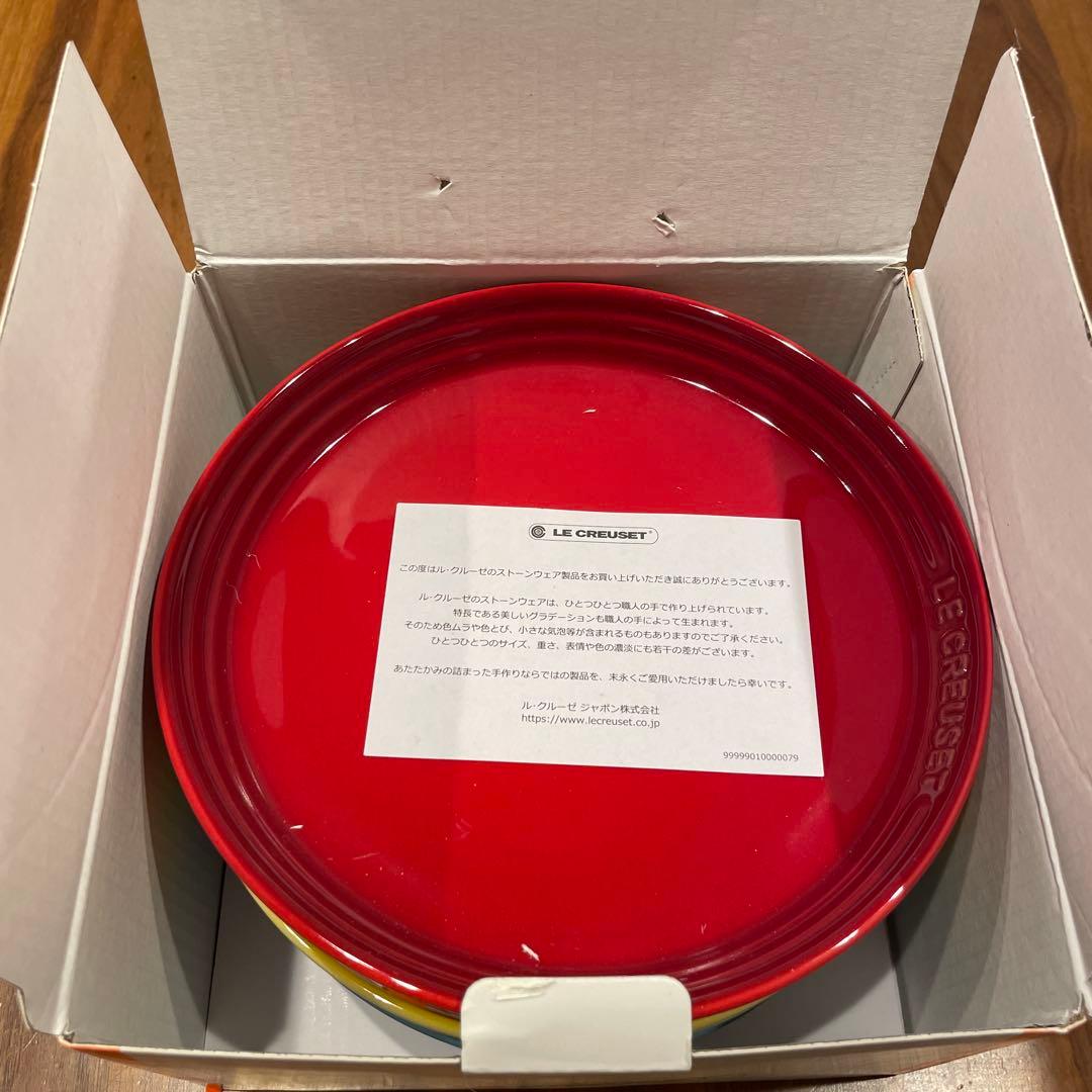 【新品】Le Creuset 皿　ネオラウンドプレート 17 cm 5個入り