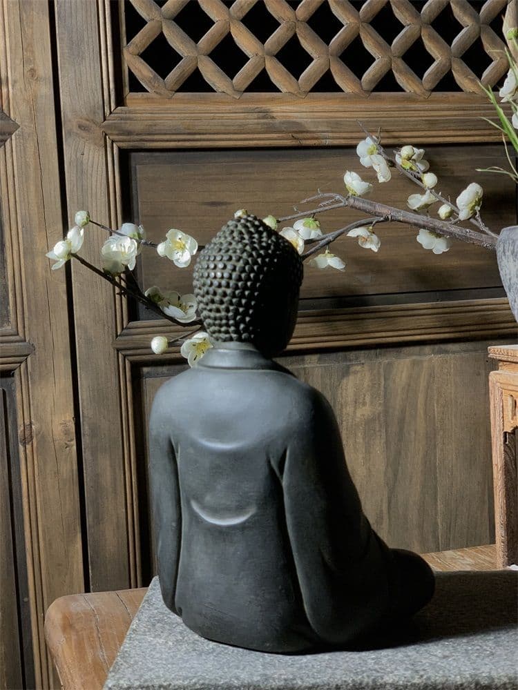 仏教美術 大日如来釈迦坐像 居宅 奉納 書斎 茶室 置物 装飾品 工芸品